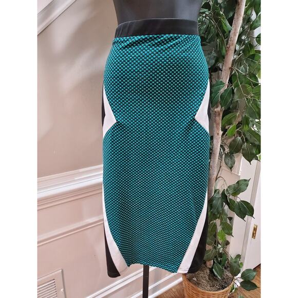 Lucy Diamonds Women's Blue Polyester Long Sleeve Top & Skirt 2 Pc's Suit Size XL - Picture 6 of 14